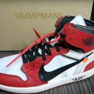 Jordan off white Chicago 1 red